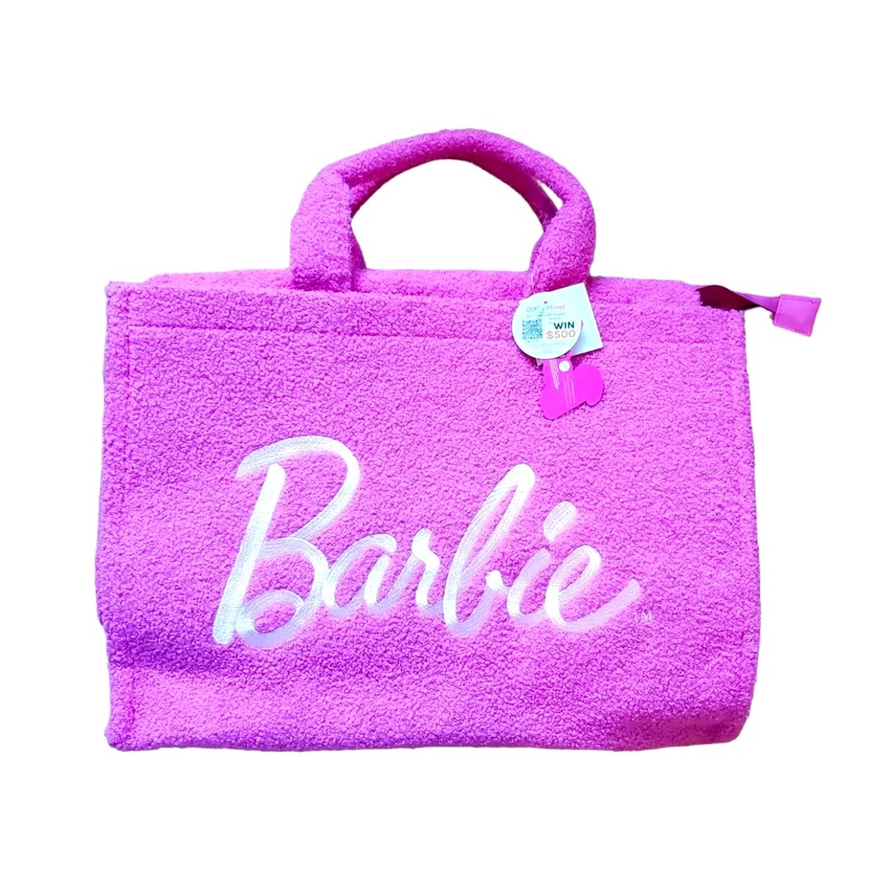 Barbie Pink Large Tote Bag With Strap NWT